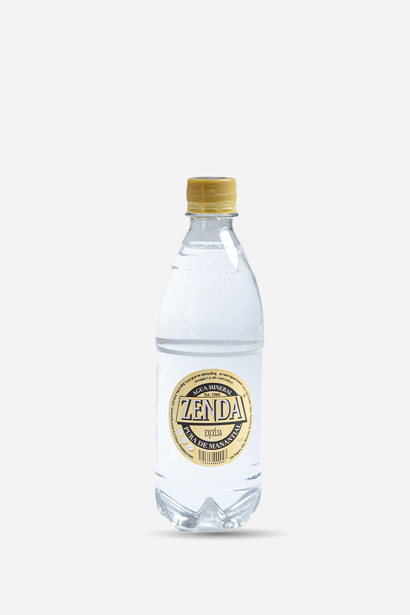 Agua Mineral Pura de Manantial Zenda 0,5 L